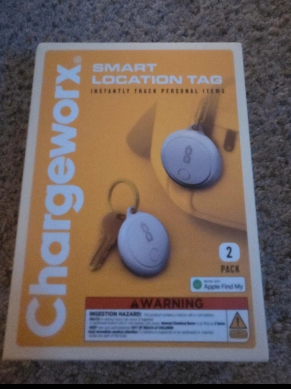 Smart Location Tag (White) - 2 Pack